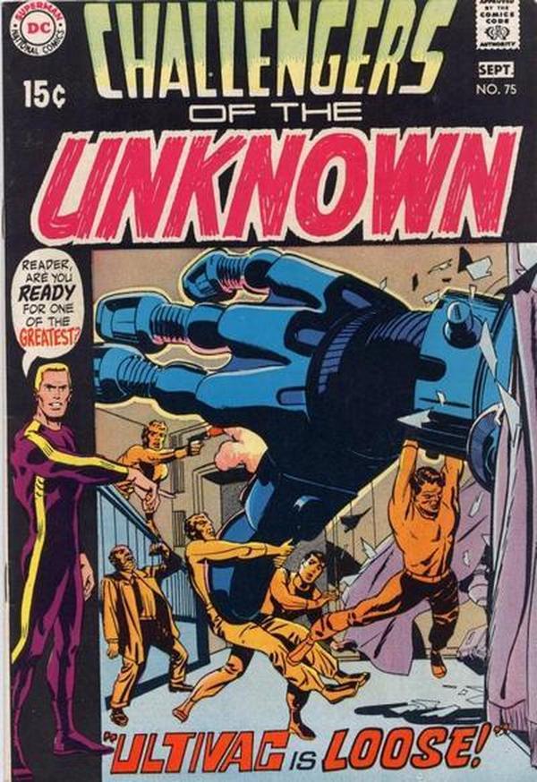 Challengers of the Unknown #75 cover