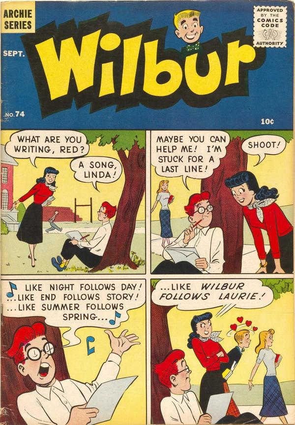 Wilbur Comics #74 cover