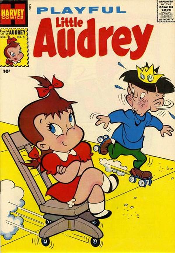 Playful Little Audrey #4 cover