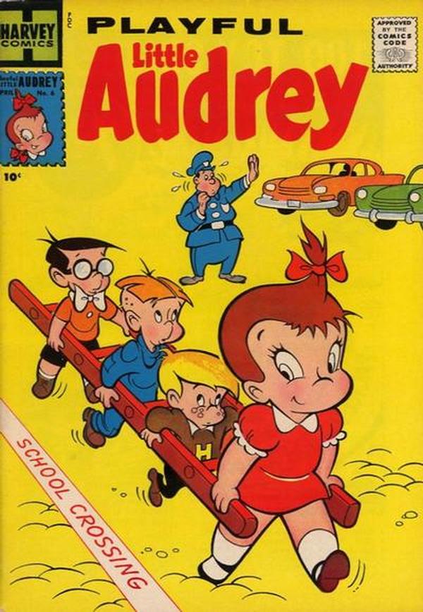 Playful Little Audrey #6 cover