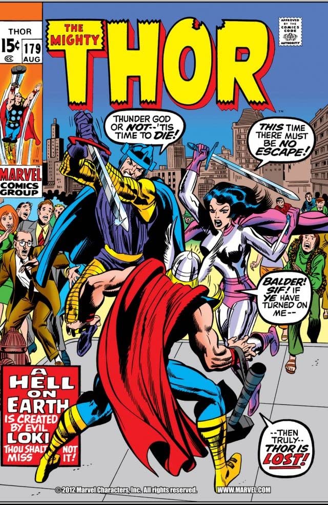 Thor #179 cover