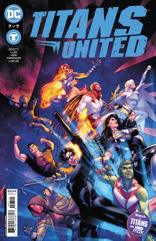 Titans United #7 cover