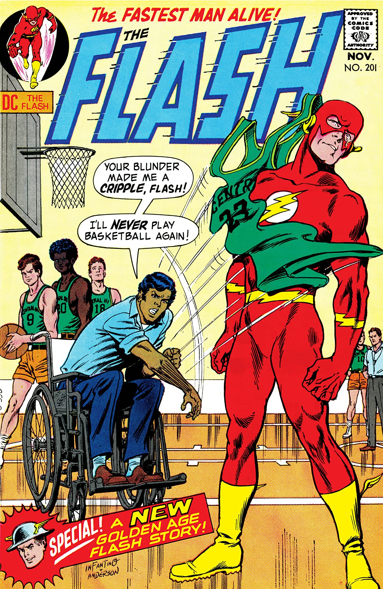 The Flash #201 cover