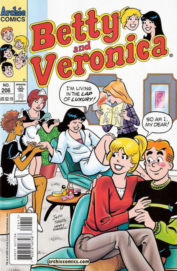 Betty and Veronica #206 cover