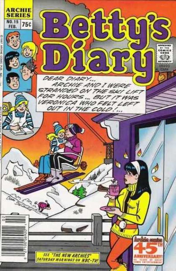 Betty's Diary #15 cover