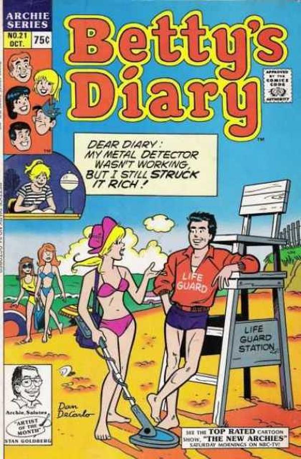 Betty's Diary #21 cover
