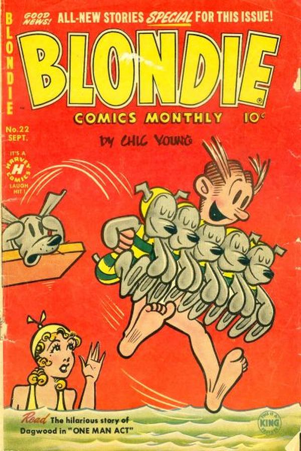 Blondie Comics Monthly #22 cover