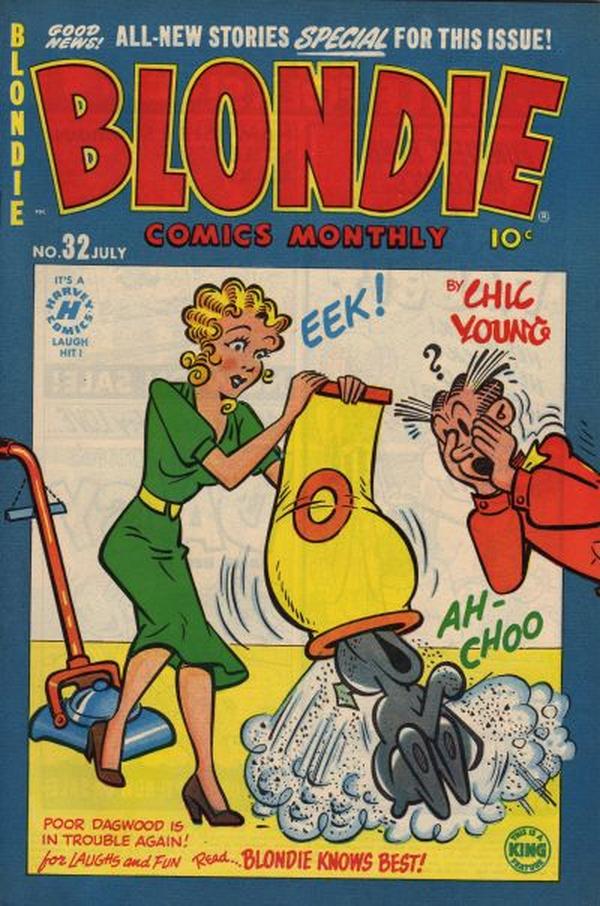 Blondie Comics Monthly #32 cover