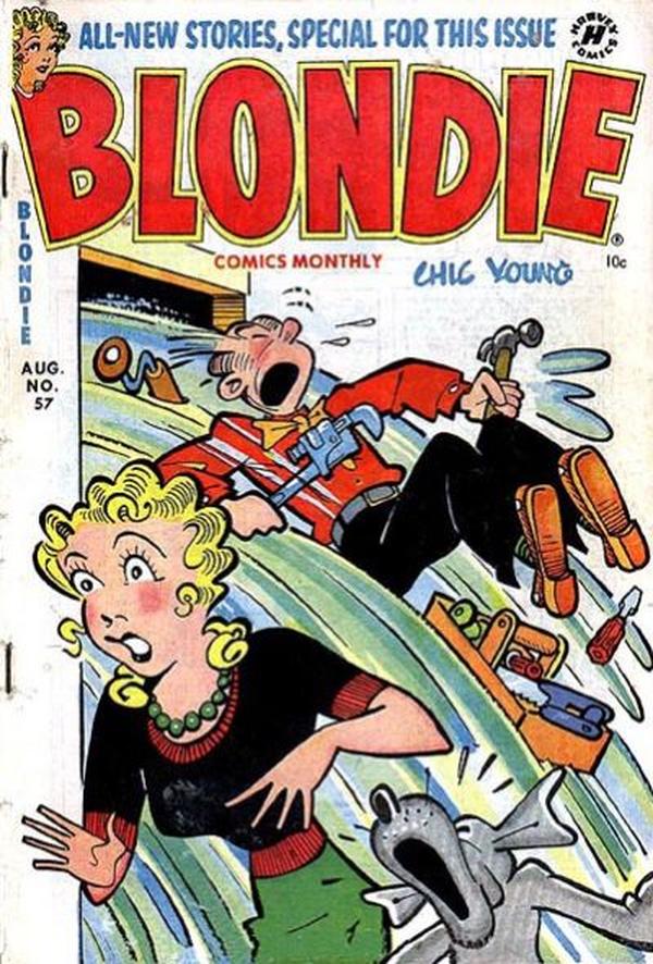 Blondie Comics Monthly #57 cover
