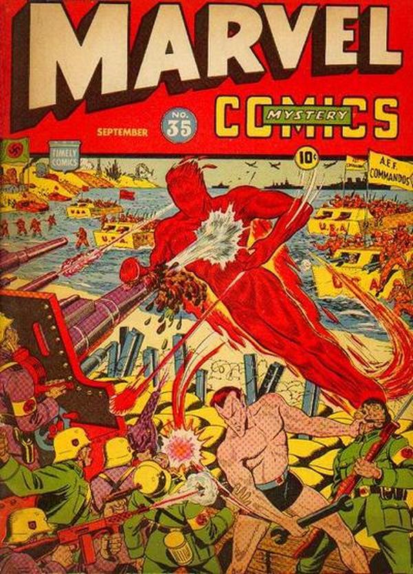 Marvel Mystery Comics #35 cover
