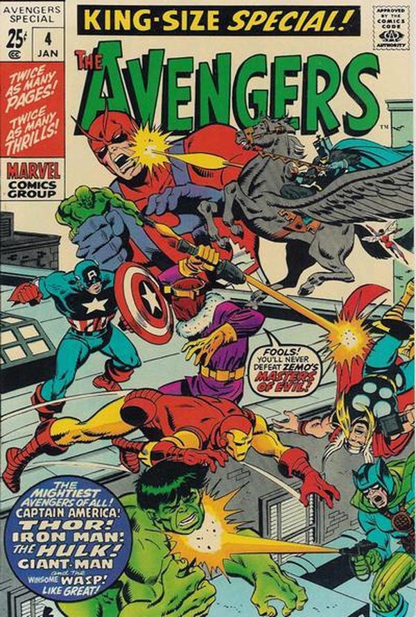 The Avengers Annual #4 cover