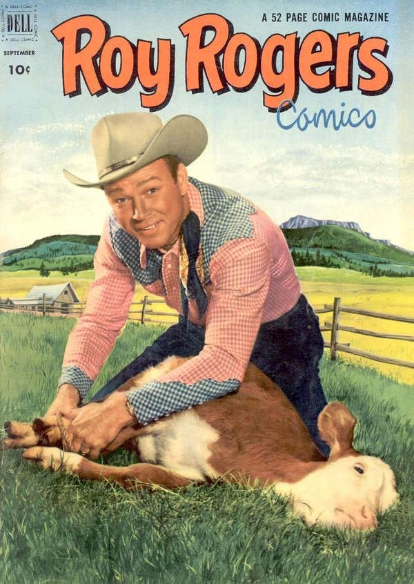 Roy Rogers Comics #57 cover