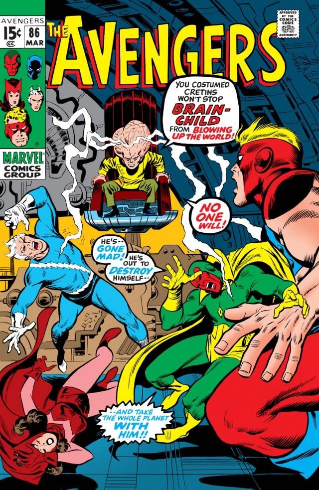 The Avengers #86 cover
