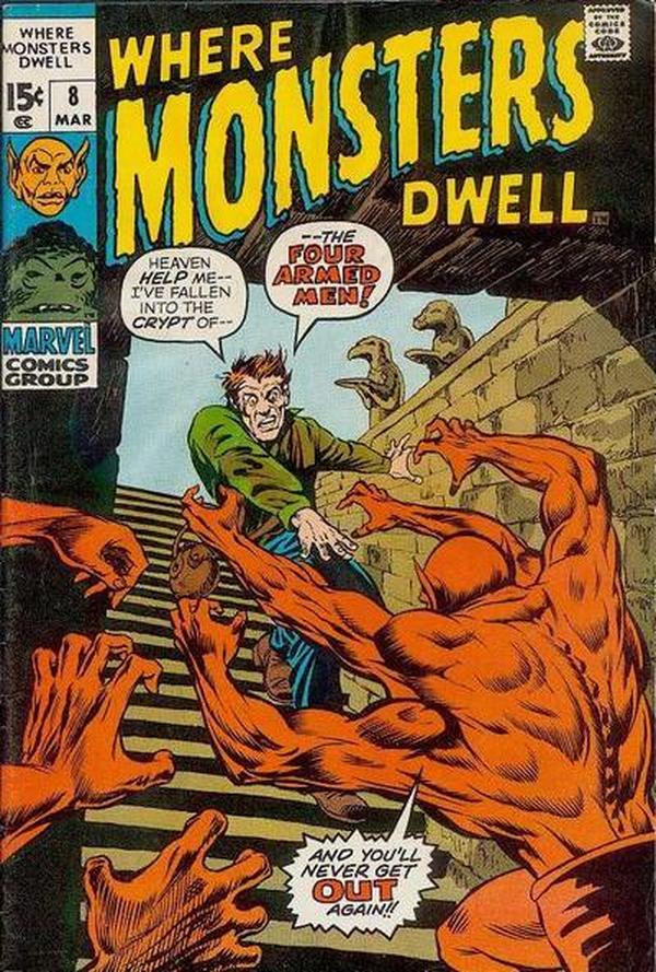 Where Monsters Dwell #8 cover