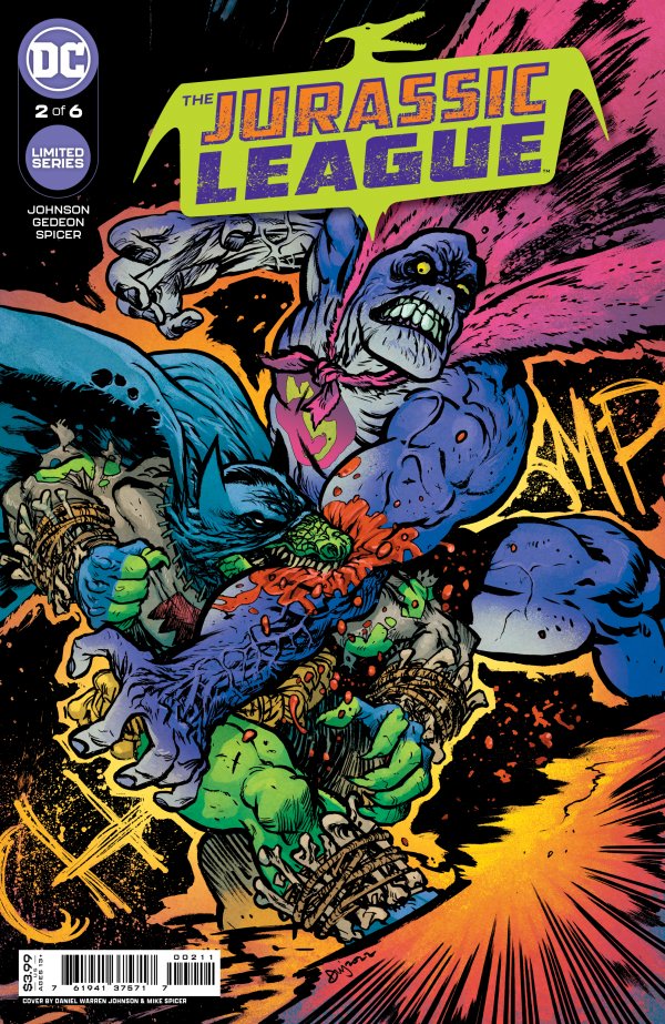 The Jurassic League #2 cover