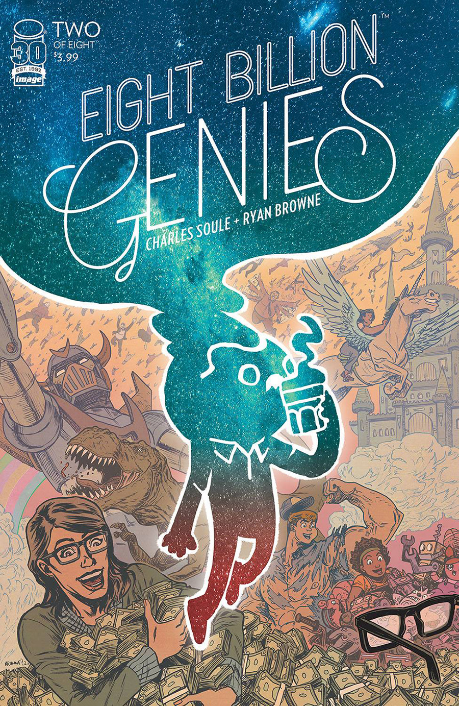 Eight Billion Genies #2 cover