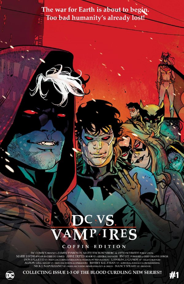 DC vs. Vampires Coffin Edition #1 cover