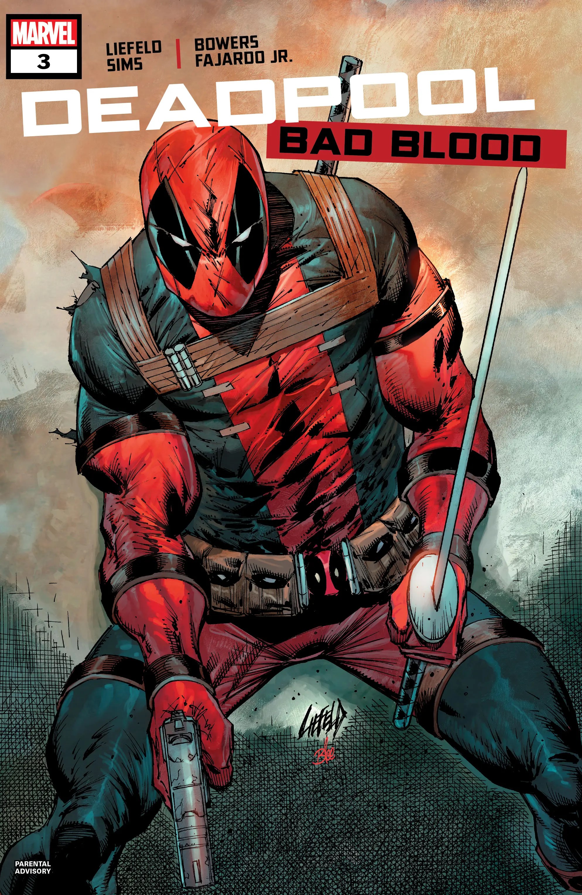 Deadpool: Bad Blood #3 cover