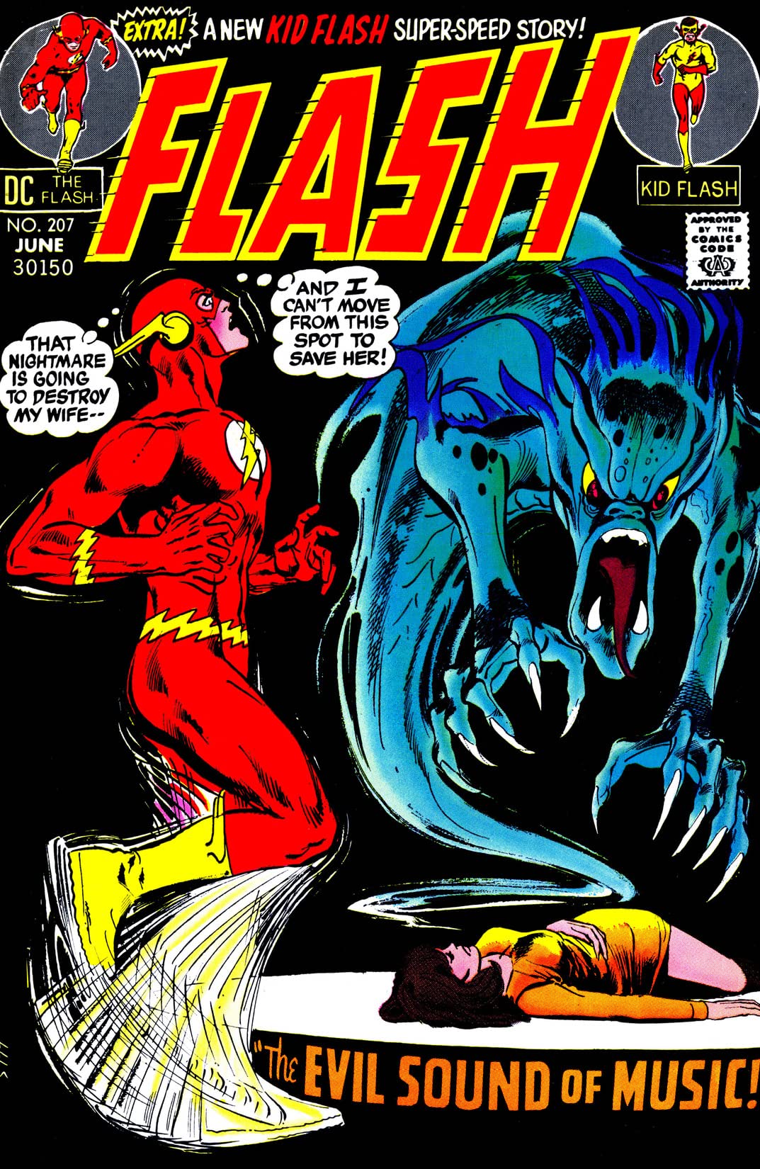 The Flash #207 cover