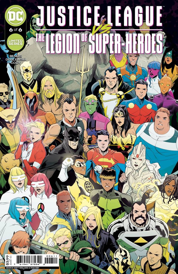 Justice League vs. the Legion of Super-Heroes #6 cover