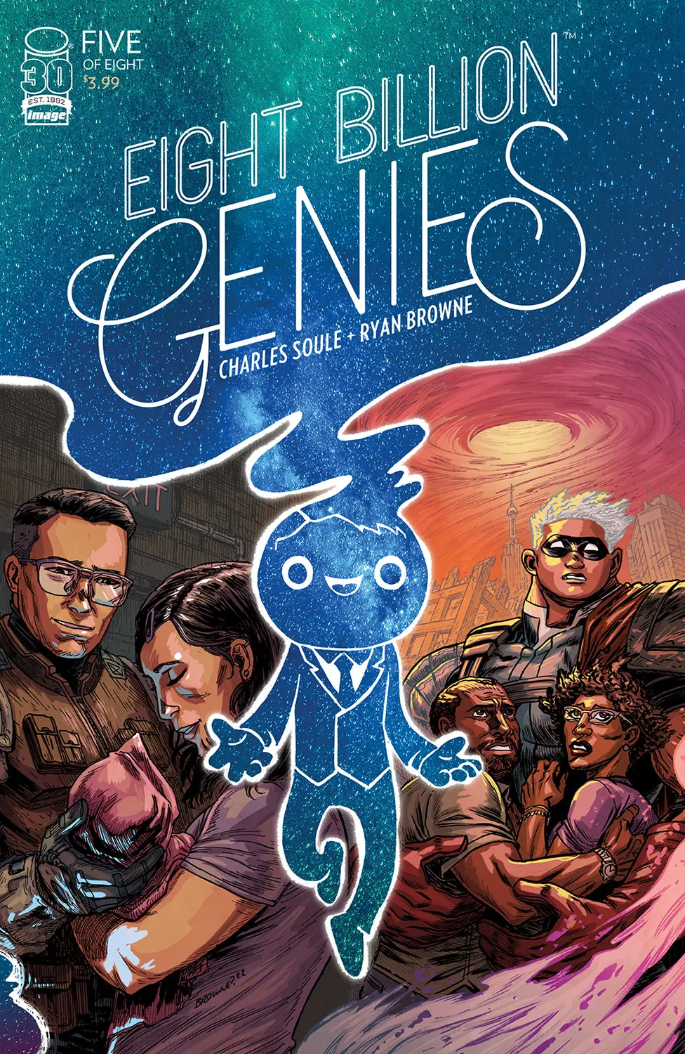 Eight Billion Genies #5 cover