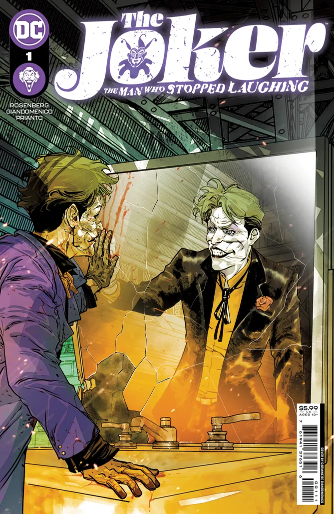 The Joker: The Man Who Stopped Laughing #1 cover