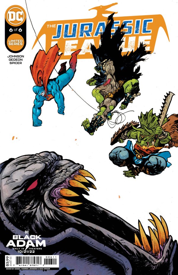 The Jurassic League #6 cover