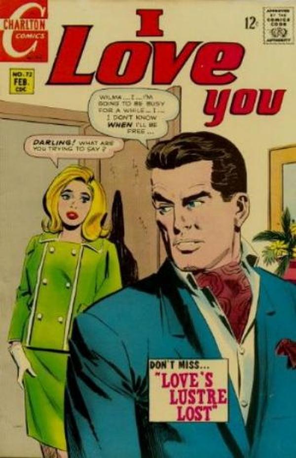 I Love You #72 cover