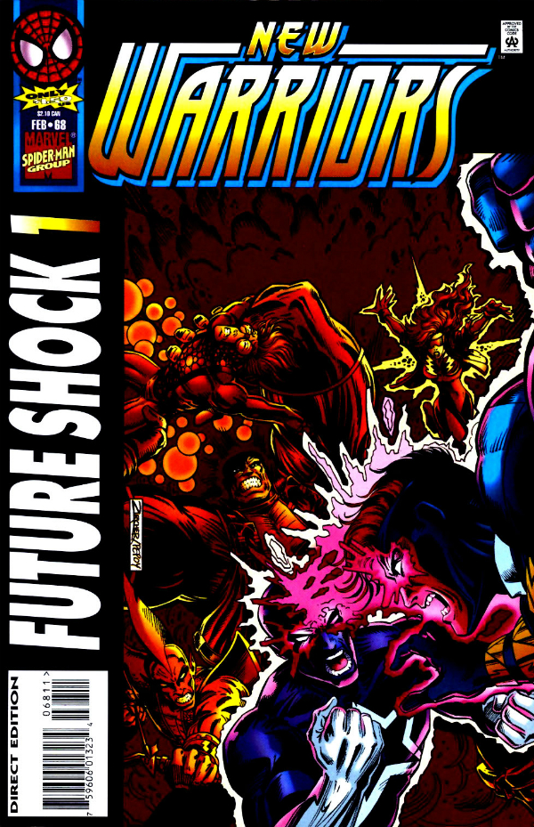 The New Warriors #68 cover