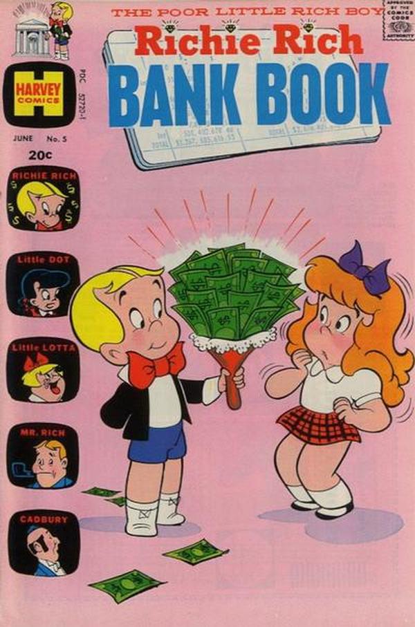 Richie Rich Bank Book #5 cover