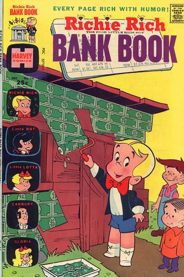 Richie Rich Bank Book #14 cover