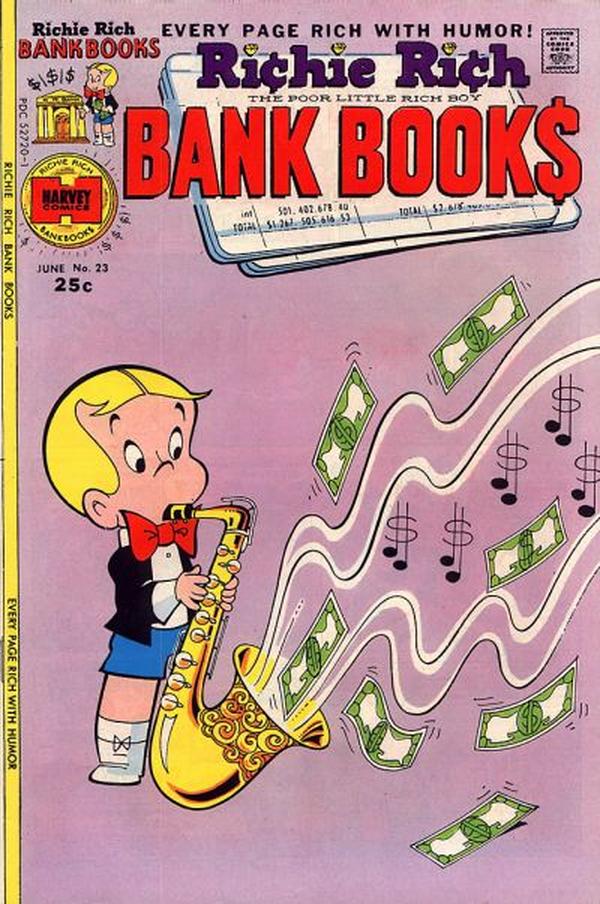 Richie Rich Bank Book #23 cover