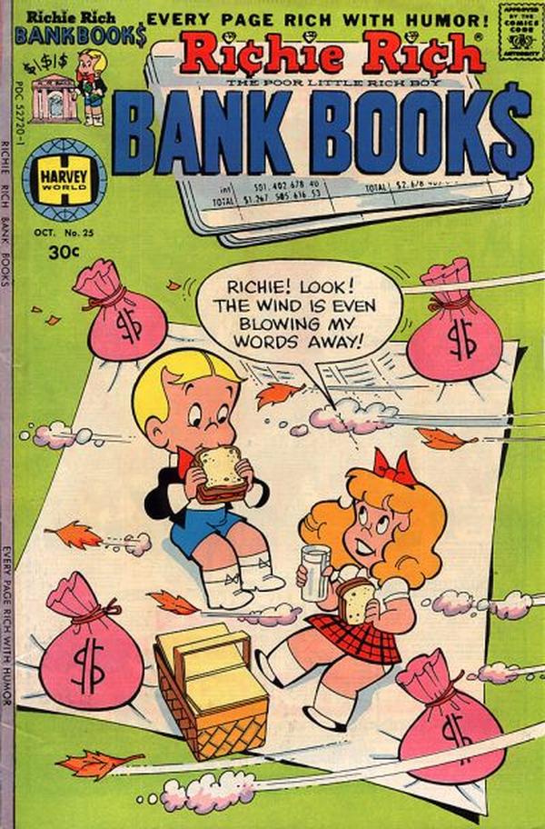 Richie Rich Bank Book #25 cover