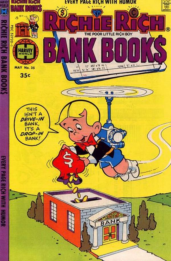 Richie Rich Bank Book #35 cover