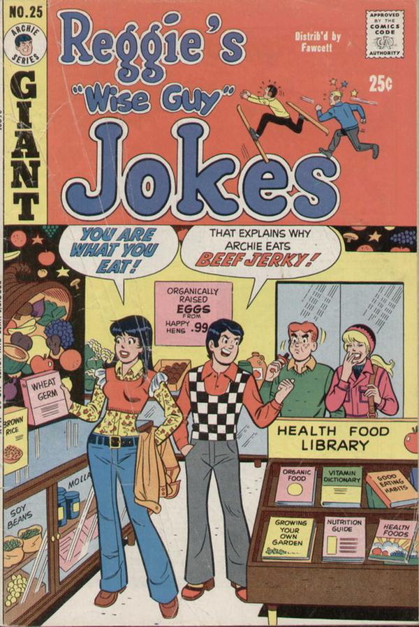 Reggie's Wise Guy Jokes #25 cover