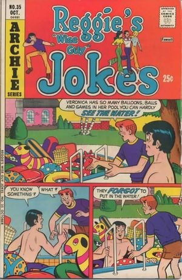 Reggie's Wise Guy Jokes #35 cover