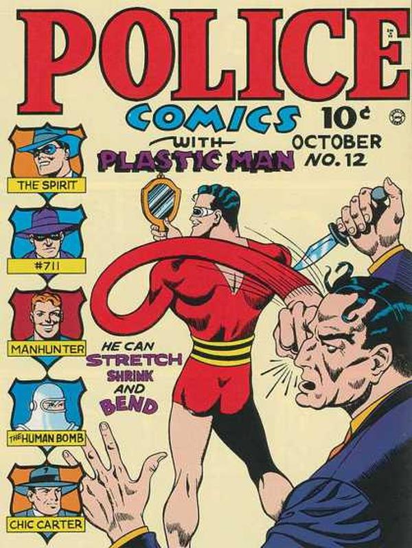 Police Comics #12 cover