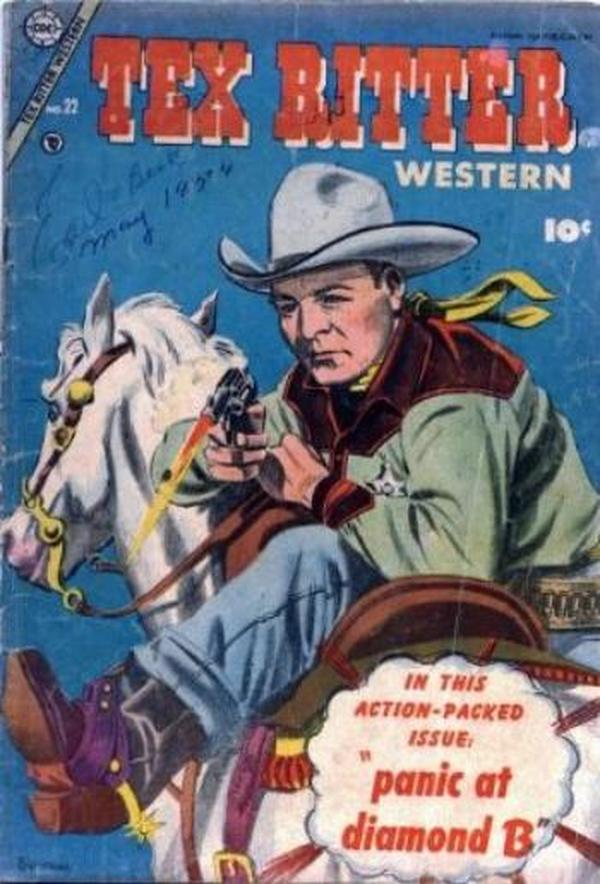 Tex Ritter Western #22 cover