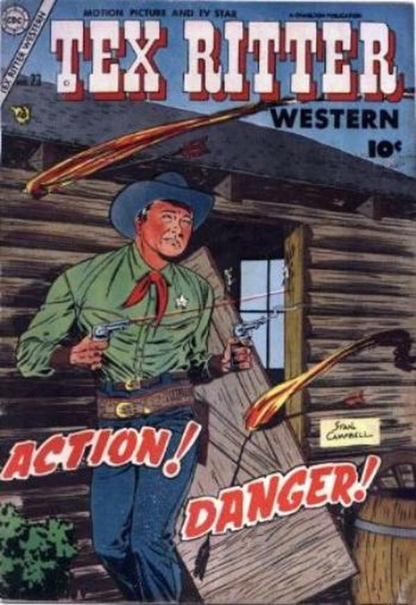 Tex Ritter Western #23 cover
