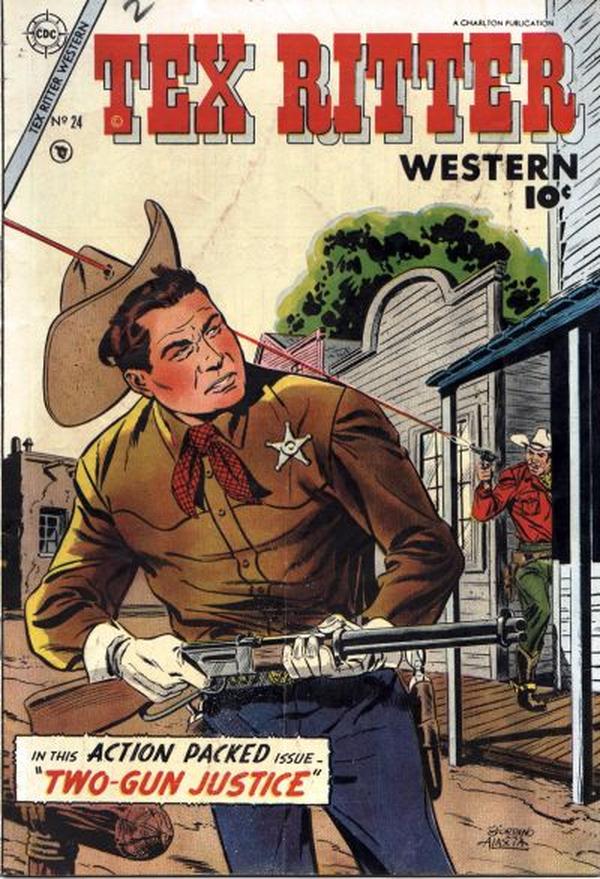 Tex Ritter Western #24 cover