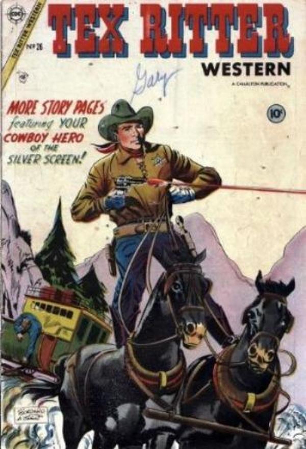 Tex Ritter Western #26 cover