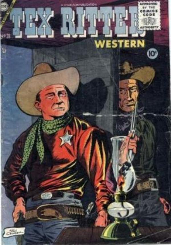 Tex Ritter Western #28 cover