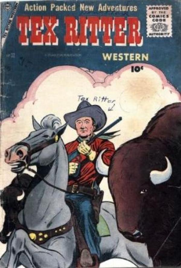 Tex Ritter Western #32 cover