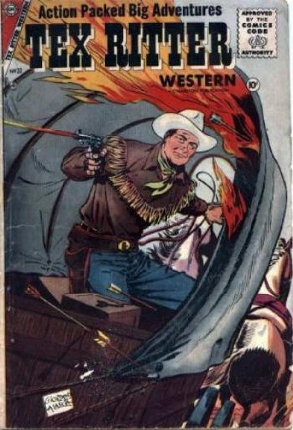 Tex Ritter Western #33 cover