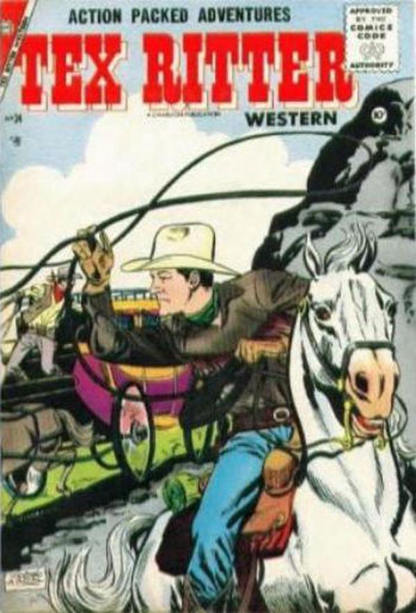 Tex Ritter Western #34 cover