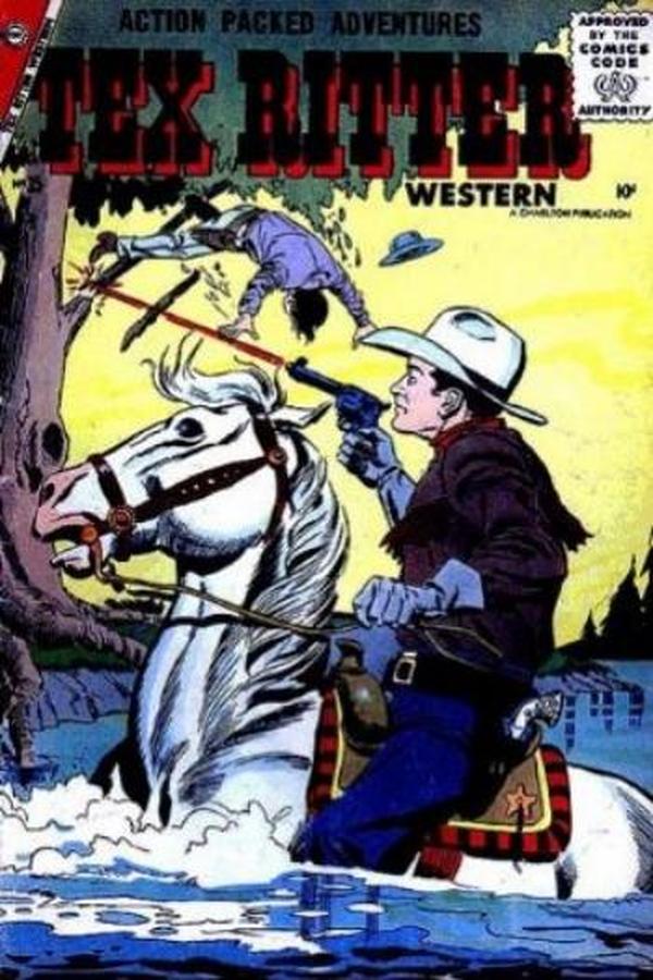 Tex Ritter Western #35 cover