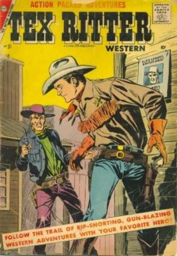 Tex Ritter Western #37 cover
