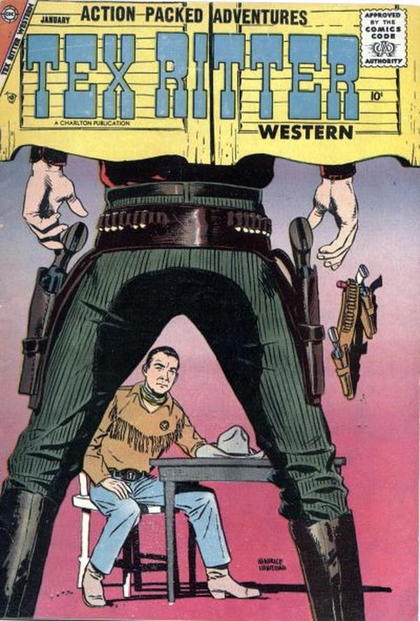 Tex Ritter Western #39 cover