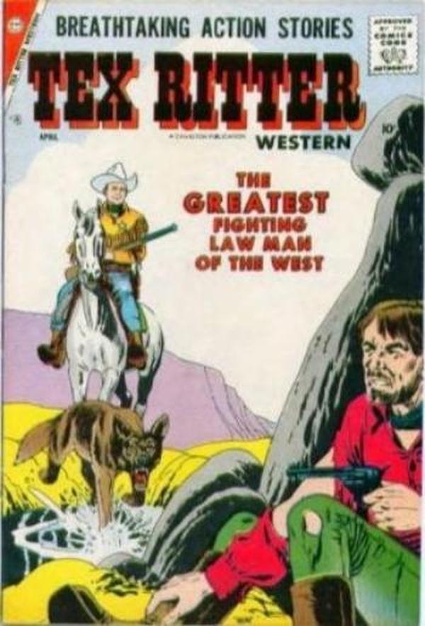 Tex Ritter Western #40 cover