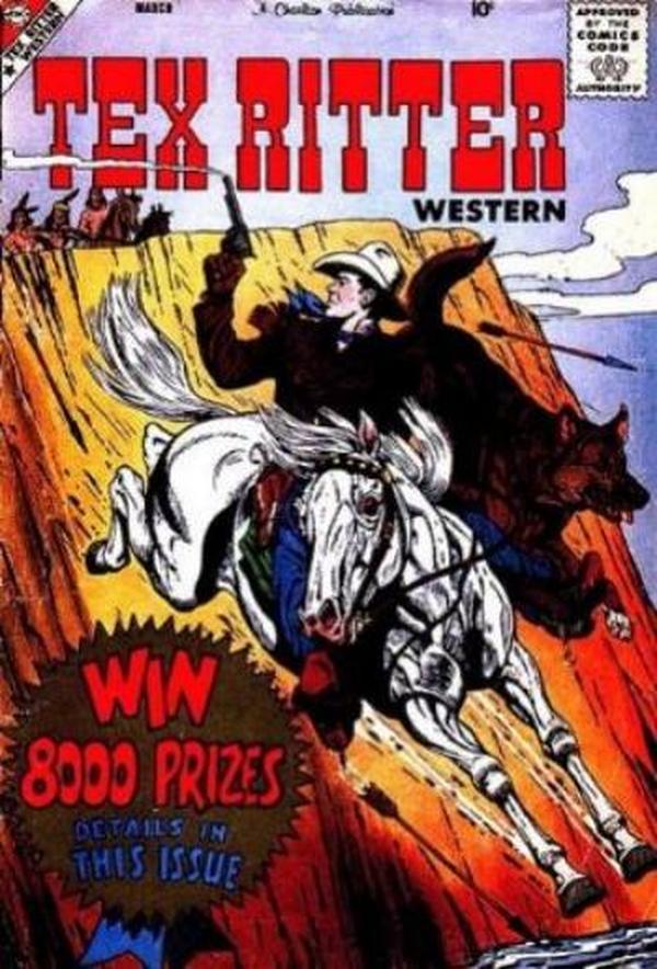 Tex Ritter Western #45 cover